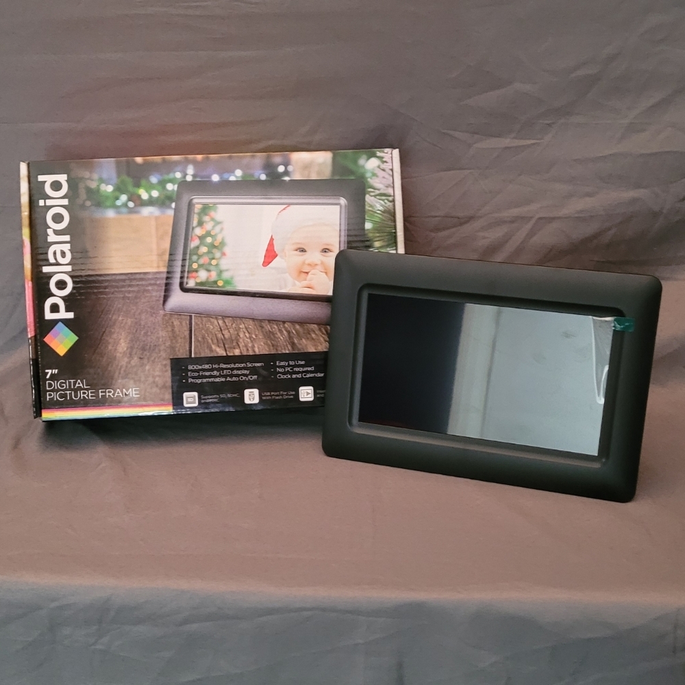 Polaroid 7" Inch Digital Picture Frame, Unused
